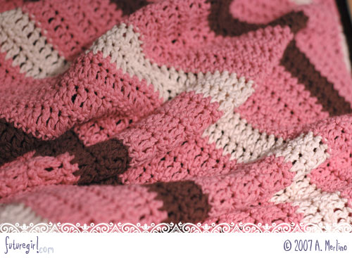 Easy Double Crochet Baby Blanket