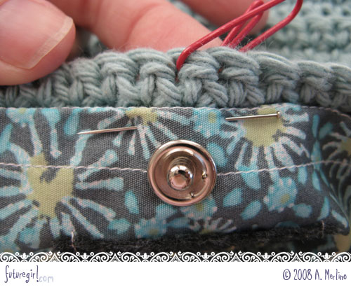 How to Line a Crochet Bag {Step-by-Step Instructions} - Crafting Each Day