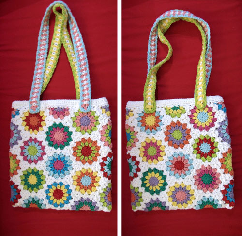 Its a crochet granny hex bag for Diane of craftypod.com . It was a ...